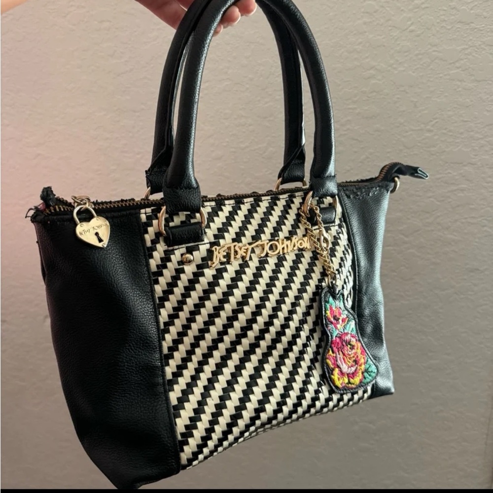 Betsey Johnson Checkered Purse